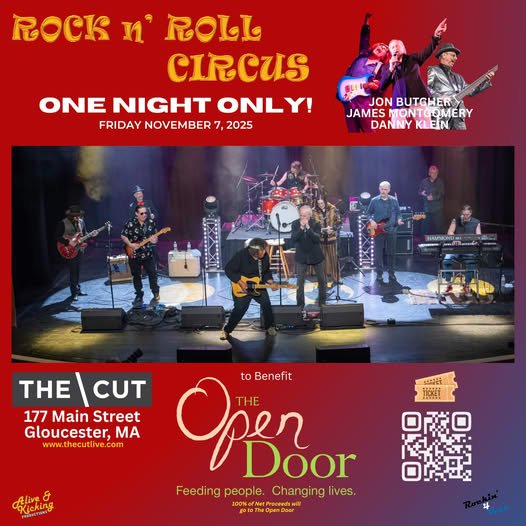 Rock & Roll Circus Starring James Montgomery, Jon Butcher, and Danny Klein